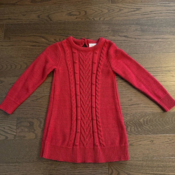 Toddler Christmas Sweater Dress - Picture 1 of 5